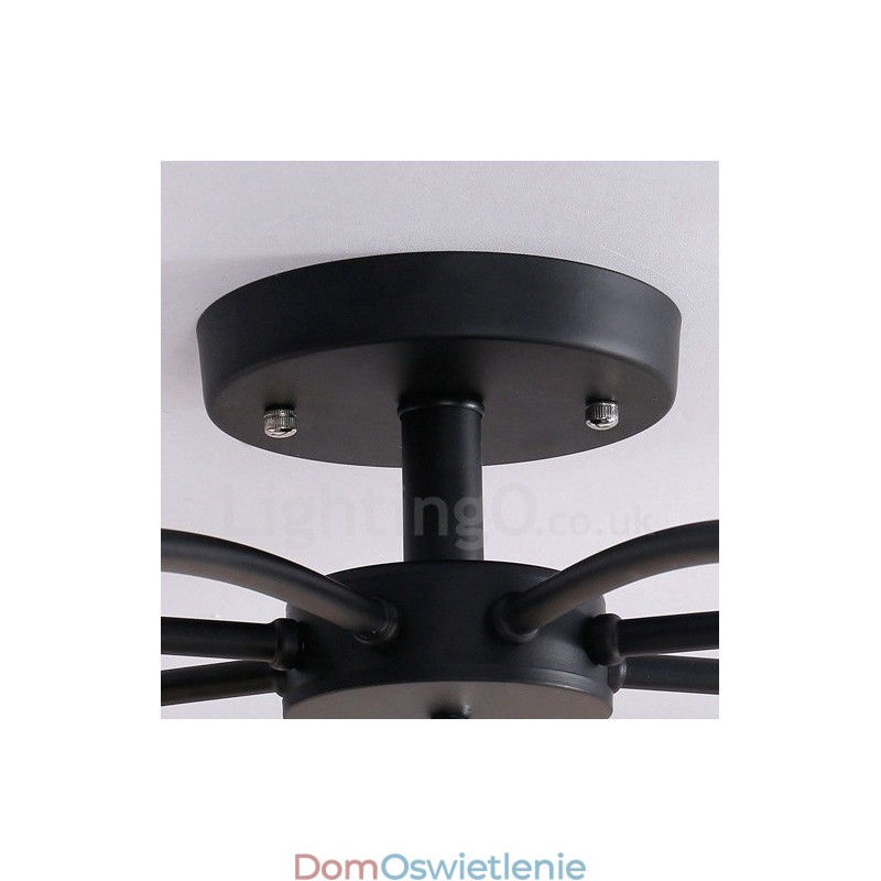 8-punktowy tradycyjny klasyczny zintegrowany żyrandol