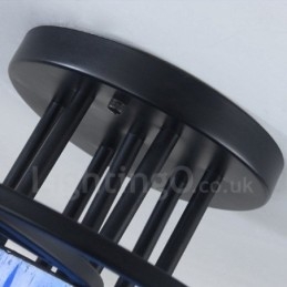 9-punktowy zintegrowany żyrandol w stylu śródziemnomorskim