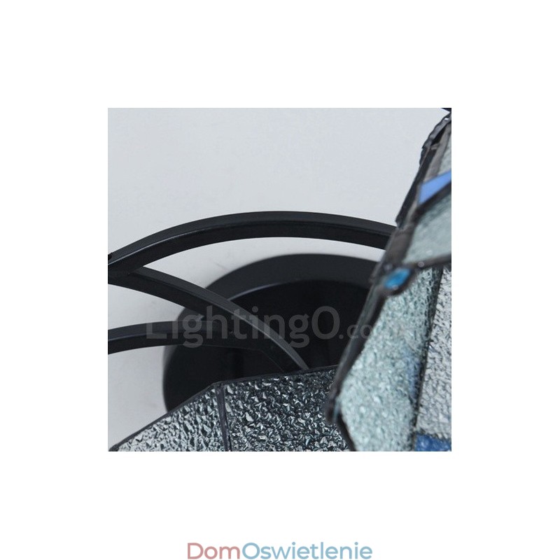 4-punktowy, śródziemnomorski styl, zintegrowany, metalowy żyrandol łazienkowy