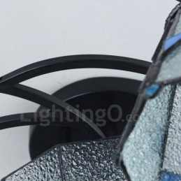 9-punktowy, śródziemnomorski styl, zintegrowany, metalowy żyrandol łazienkowy