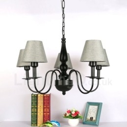 Zintegrowany metalowy żyrandol w stylu śródziemnomorskim
