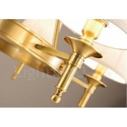 10-punktowy, rustykalny, zintegrowany metalowy żyrandol