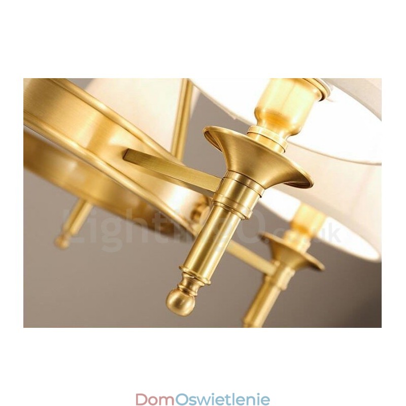 10-punktowy, rustykalny, zintegrowany metalowy żyrandol