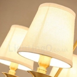 10-punktowy, rustykalny, zintegrowany metalowy żyrandol