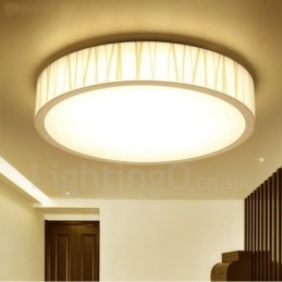 Nowoczesna, współczesna, zintegrowana metalowa lampa sufitowa