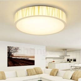 Nowoczesna, współczesna, zintegrowana metalowa lampa sufitowa