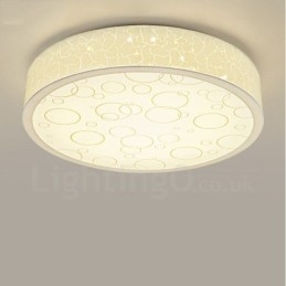 Nowoczesna, współczesna, zintegrowana metalowa lampa sufitowa