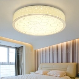 Nowoczesna, współczesna, zintegrowana metalowa lampa sufitowa