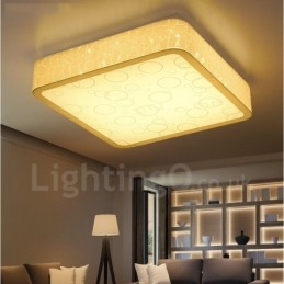 Nowoczesna, współczesna, zintegrowana metalowa lampa sufitowa