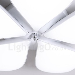 5-punktowa nowoczesna, współczesna, zintegrowana metalowa lampa wpuszczana