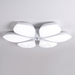 6-punktowa nowoczesna, współczesna, zintegrowana metalowa lampa wpuszczana