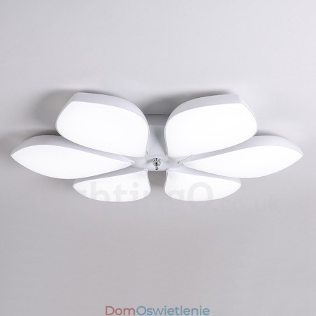 6-punktowa nowoczesna, współczesna, zintegrowana metalowa lampa wpuszczana 6-punktowa nowoczesna, współczesna, zintegrowana metalowa lampa wpuszczana