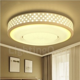 Nowoczesna, współczesna, zintegrowana metalowa lampa sufitowa