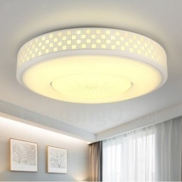 Nowoczesna, współczesna, zintegrowana metalowa lampa sufitowa