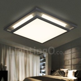 Nowoczesna, współczesna, zintegrowana metalowa lampa sufitowa