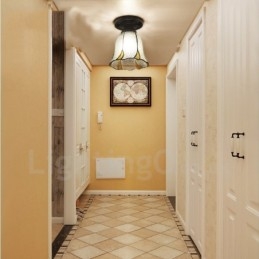 Zintegrowana lampa wpuszczana w stylu śródziemnomorskim