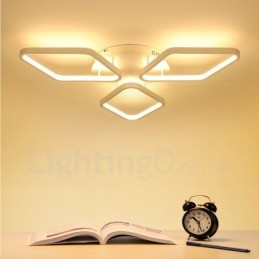 3-punktowa nowoczesna, współczesna, zintegrowana metalowa lampa wpuszczana