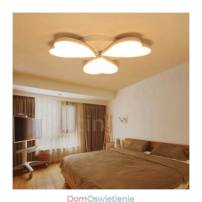 3-punktowa nowoczesna, współczesna, zintegrowana metalowa lampa sufitowa