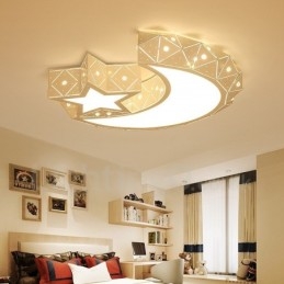 Nowoczesna, współczesna, zintegrowana metalowa lampa sufitowa