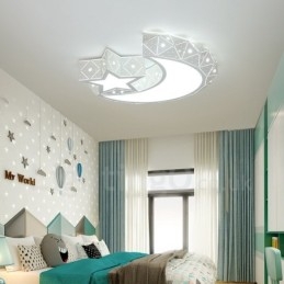 Nowoczesna, współczesna, zintegrowana metalowa lampa sufitowa