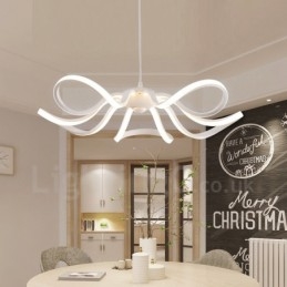 Nowoczesna, współczesna, zintegrowana metalowa lampa sufitowa