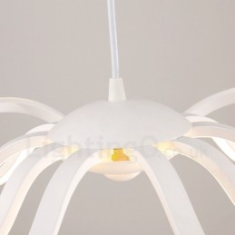 Nowoczesna, współczesna, zintegrowana metalowa lampa sufitowa