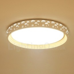 Nowoczesna, współczesna, zintegrowana, metalowa lampa wpuszczana