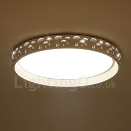 Nowoczesna, współczesna, zintegrowana, metalowa lampa wpuszczana