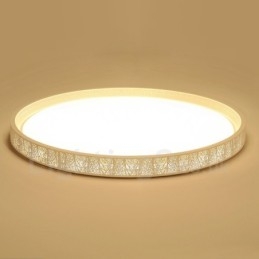 Nowoczesna, współczesna, zintegrowana metalowa lampa sufitowa
