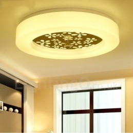 Nowoczesna, współczesna, zintegrowana metalowa lampa sufitowa