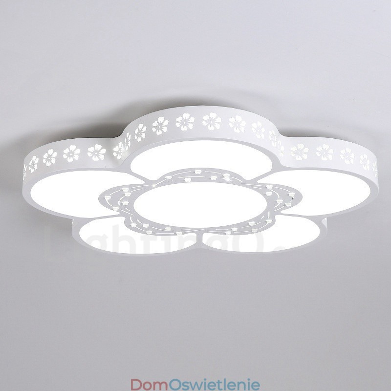 Nowoczesna, współczesna, zintegrowana metalowa lampa sufitowa