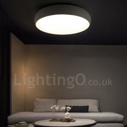 Nowoczesna, współczesna, zintegrowana metalowa lampa sufitowa