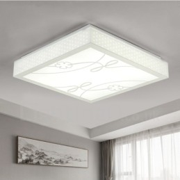 Nowoczesna, współczesna, zintegrowana metalowa lampa sufitowa