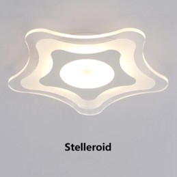 Nowoczesna, współczesna, zintegrowana metalowa lampa sufitowa