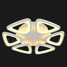 6-punktowa nowoczesna, współczesna, zintegrowana lampa montowana na płasko