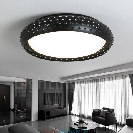 Nowoczesna, współczesna, zintegrowana metalowa lampa sufitowa Nowoczesna, współczesna, zintegrowana metalowa lampa sufitowa