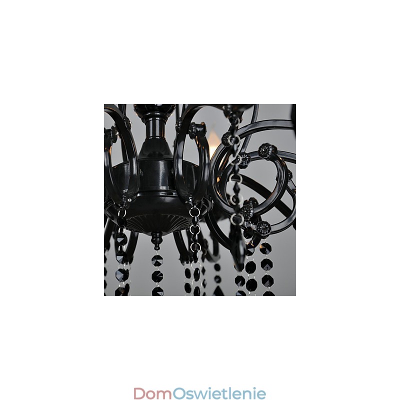 Żyrandol Kryształowy Nowoczesny Współczesny Kryształ 10 Światło Metal