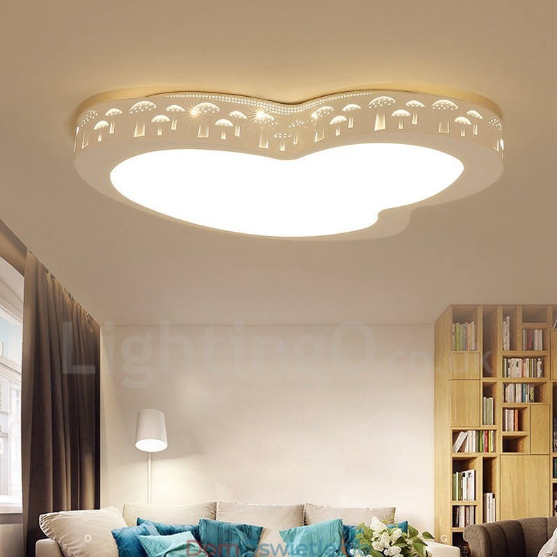 Nowoczesna, współczesna, zintegrowana metalowa lampa sufitowa