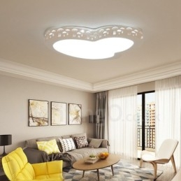 Nowoczesna, współczesna, zintegrowana metalowa lampa sufitowa