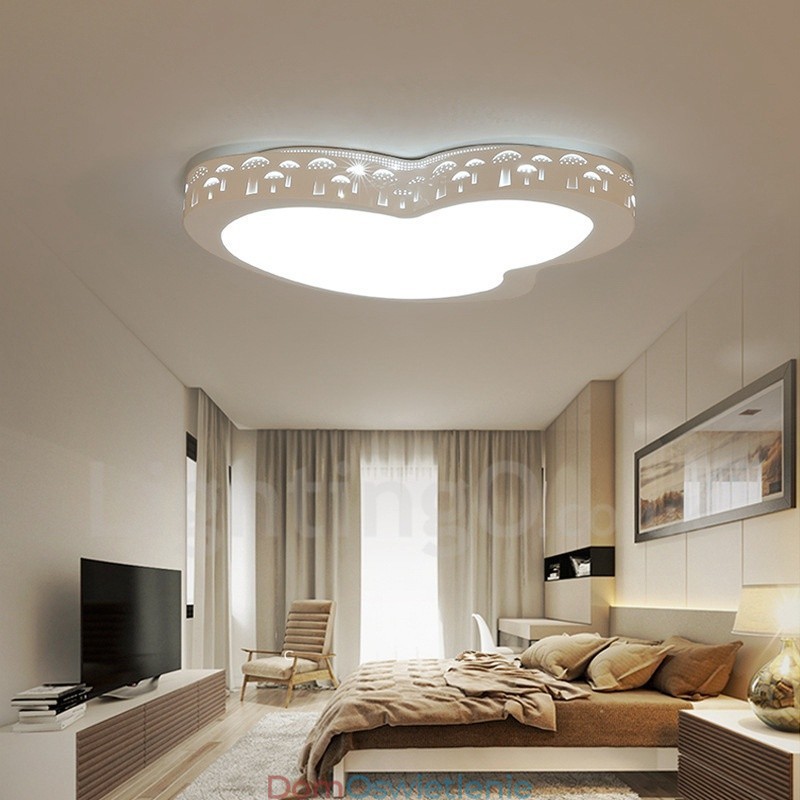Nowoczesna, współczesna, zintegrowana metalowa lampa sufitowa