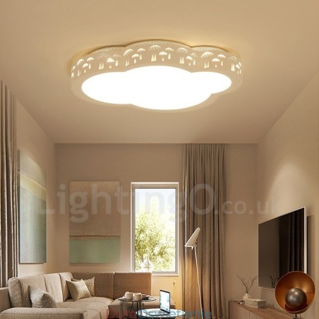 Nowoczesna, współczesna, zintegrowana metalowa lampa sufitowa Nowoczesna, współczesna, zintegrowana metalowa lampa sufitowa