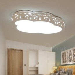 Nowoczesna, współczesna, zintegrowana metalowa lampa sufitowa