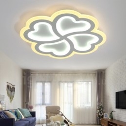 Nowoczesna, współczesna, zintegrowana metalowa lampa sufitowa