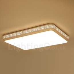 Nowoczesna, współczesna, zintegrowana metalowa lampa sufitowa