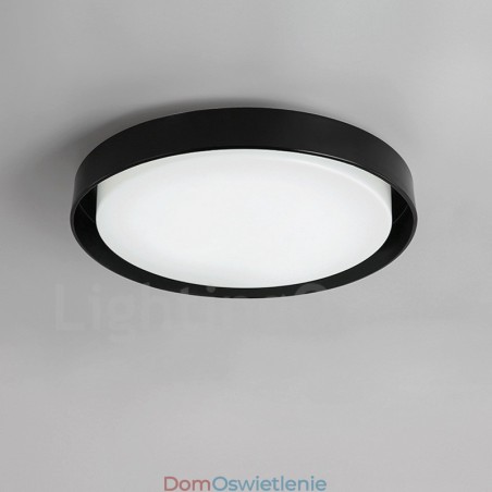 Nowoczesna, współczesna, zintegrowana metalowa lampa sufitowa Nowoczesna, współczesna, zintegrowana metalowa lampa sufitowa