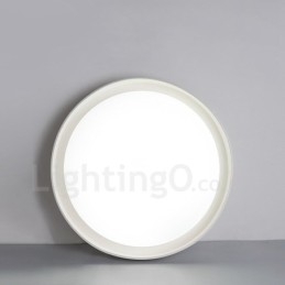 Nowoczesna, współczesna, zintegrowana metalowa lampa sufitowa