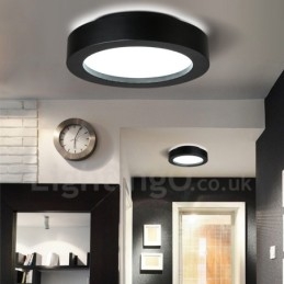 Nowoczesna, współczesna, zintegrowana metalowa lampa sufitowa