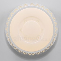 Nowoczesna, współczesna, zintegrowana metalowa lampa sufitowa