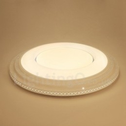 Nowoczesna, współczesna, zintegrowana metalowa lampa sufitowa