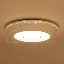 Nowoczesna, współczesna, zintegrowana metalowa lampa sufitowa